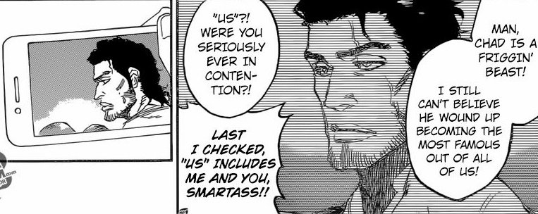 THREAD: CHAD (Becoming a Professional Boxer)"He came out of nowhere"No guys, it didn't come out of nowhere, in fact, this seems to have been coldly calculated by Kubo, remember the first chapters, when Orihime imagined having a date with Ichigo in which they both ran