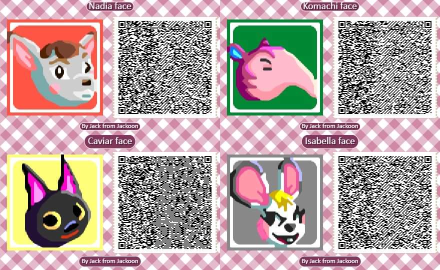 ElvisJack69's tweet photo. Other 3 new patterns of villagers faces, in total I'm making 62 of 391 X'D
#AnimalCrossingNewHorizons #animalcrossing #acnh #どうぶつの森 #NintendoSwitch #animalcrossingpatterns #AnimalCrossingDesigns #pixelart #あつまれどうぶつの森 #あつ森 https://t.co/lOAUA8Nrxh