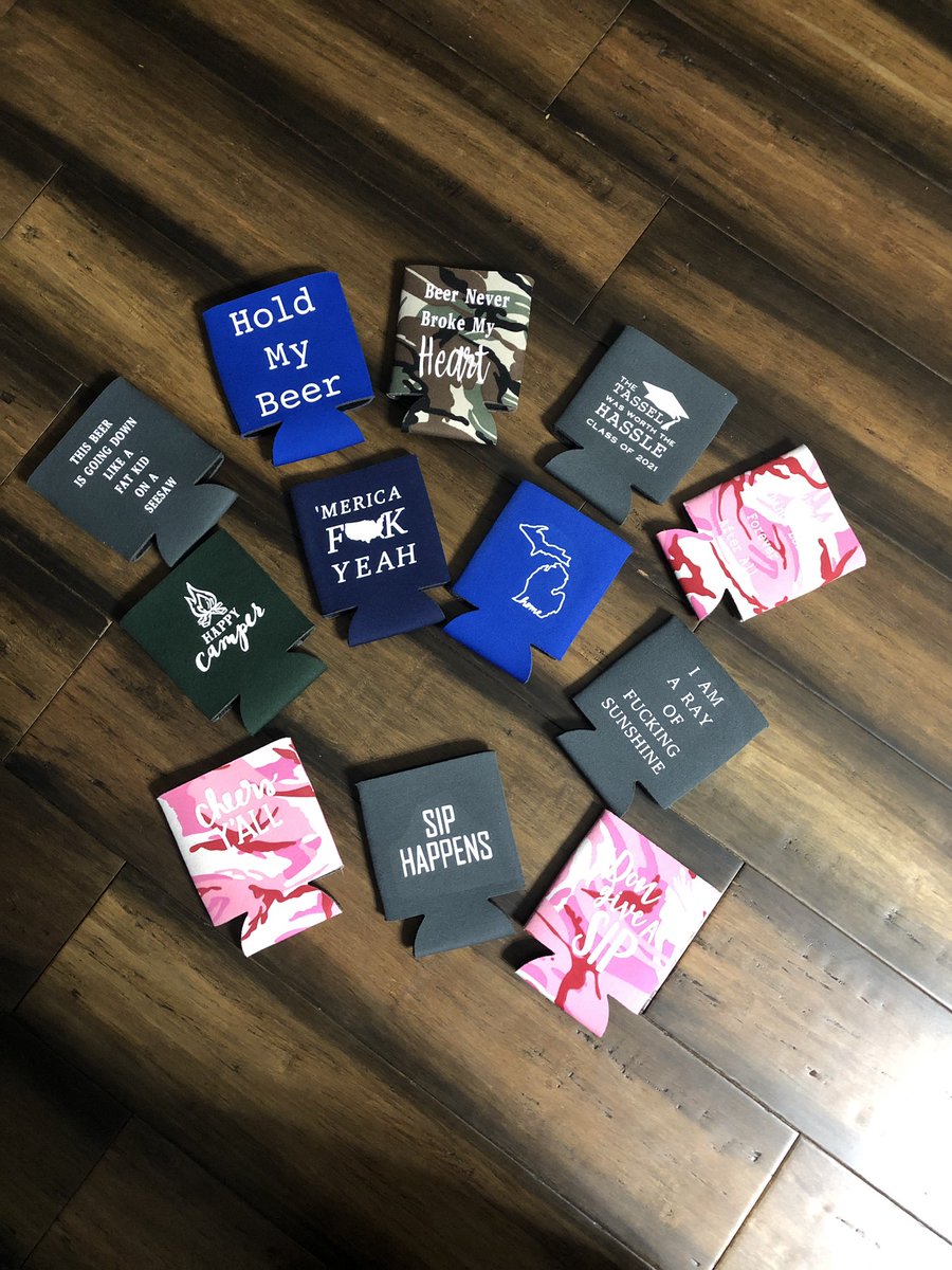 perryava23's tweet photo. custom koozies $5 https://t.co/7eksIFHScs