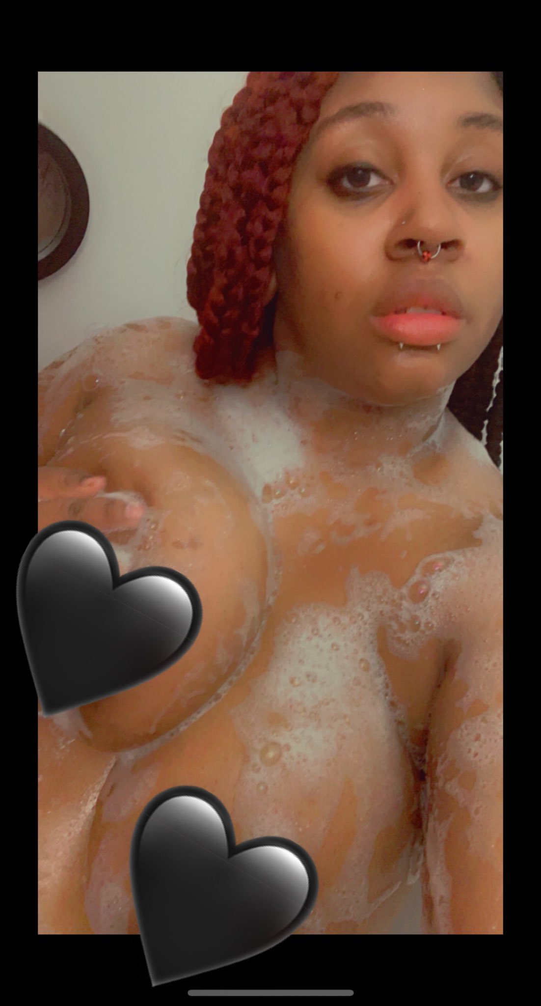 4 pic. Sneak peak of my shower selfie!💋💋 #onlyfans #showerselfie #selfie #ebonyonlyfans #ebony #ebonyfans #ebonywomen #bbw #bbwpromotion #fatfetish #fatgirl #curvy #plussize #plussizemodels #gothgirl #alt #blackgirl #piercings #redhair #sexy #femdom #goddess #onlyfansCXC #NewYear2021 https://t.co/MJOrs7QG9P