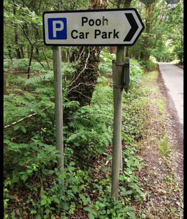 Here we are! We are heading furr de famus bridge in de forest....