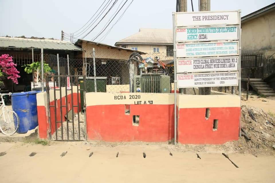 PROJECTS INTERVENTION: JAKPA -EFFURUNInstallation of 500KVA Transformer at Eke Street by Wood Market, Jakpa Road Effurun, Uvwie Local Government Area of Delta State.