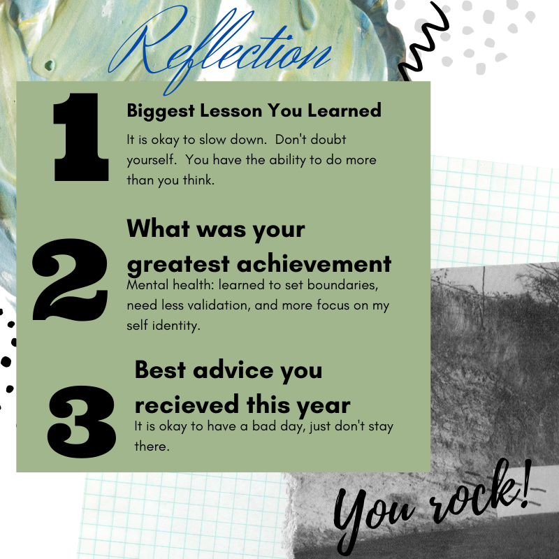 ShannonKlip's tweet photo. Reflection on 2020.  What are your lessons, achievements and the best advice you recieved?  Please Share Your thoughts! #reflection #newyear #mentalhealth https://t.co/s1zhoV3mYG