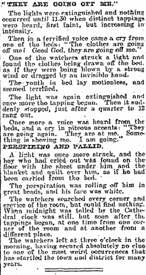 TheChronicleIE's tweet photo. ๐ป Paranormal activity in Waterford
๐ฐ Report from Sunday Independent, August 1910
#Halloween #Waterford #Ireland #IrishStuff https://t.co/lDXlM4ValY