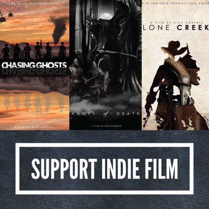 FITHproductions's tweet photo. Come support us guys on our feature films! We are leading the way in historical indie films! Viking fantasy "Angel of Death", dark western "Lone Creek" and "Chasing Ghosts" it's our Vietnam War film. #SupportIndieFilm #indiefilm #movies #film #Filmmaking #britishfilm #2021goals https://t.co/AXlByKSELj