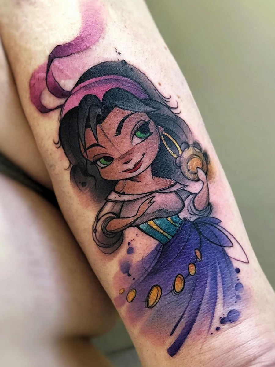 Ramón on X: "Claudia Denti > Esmeralda (The Hunchback of Notre Dame) # tattoo #ink #art https://t.co/0IUgIUcqwZ" / X