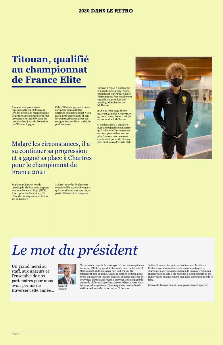 Cs Clichy Natation 92 tweet media