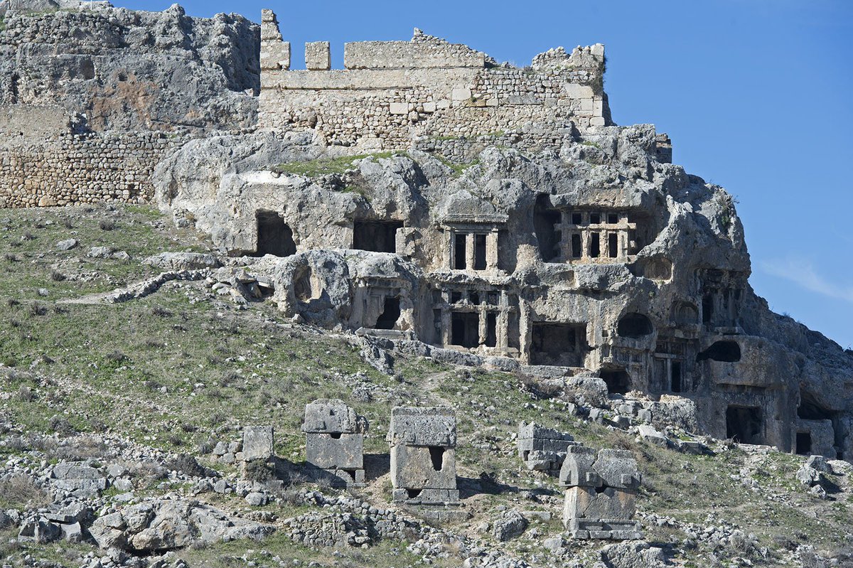 Ancient_MidEast's tweet photo. TLOS: The ancient Lycian settlement

An acropolis and a Lycian fortress at the top of the hill

Near the resort town of Fethiye in the Mugla province of southern Turkey

#archeology #ancientcivilizations #History #Lycia https://t.co/CGcc0lo5Y9