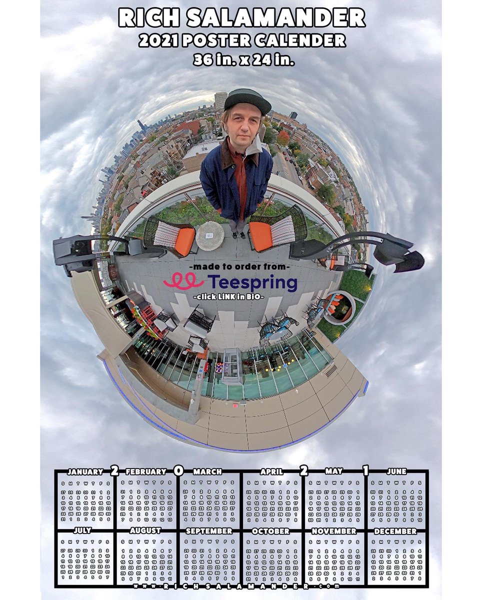 2021 POSTER CALENDAR 
——–Click Link in Bio 📲
@gopro #gopro #gopros 
#gopromax #gopro360 
#chicago #richsalamander 
#richsalamandercalendar