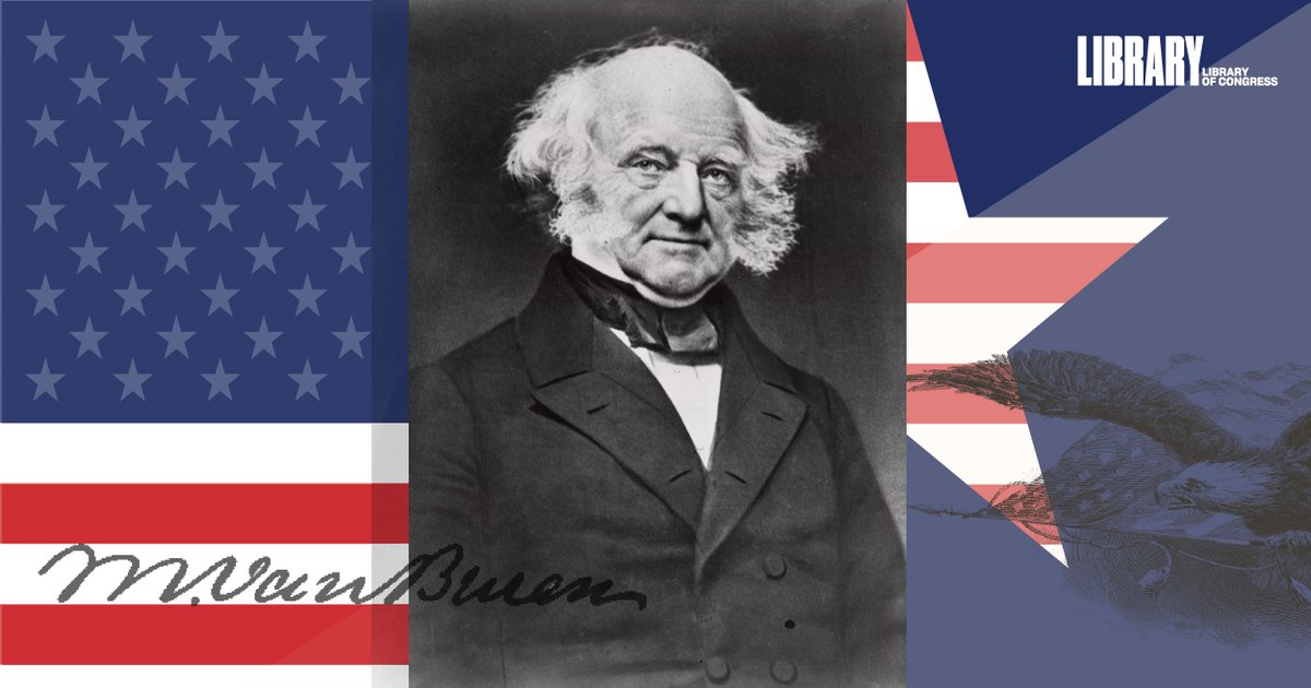 The Library holds the papers of Martin Van Buren, former U.S. president, vice president, secretary of state and senator from New York.  #PresidentsAtTheLibraryExplore the digitized collection:  http://loc.gov/collections/martin-van-buren-papers/about-this-collection/?loclr=twloc
