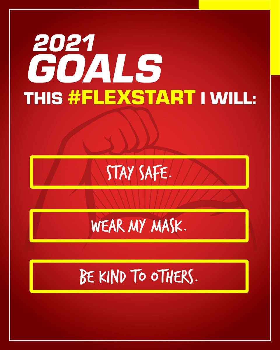 GetFlexSeal's tweet photo. Flex Fans! Let’s get a #FlexStart on the New Year with goals we can all get behind.
How will YOU get a #FLEXSTART on the #NewYear?
Click the image to the right, screenshot, and share your 2021 Flex Start resolutions!
Have a Safe & Happy New Year!
💪🔛 https://t.co/qJaFmhOhUm