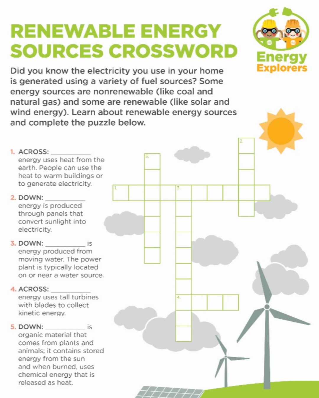 Heartland Power Cooperative on X: &ldquo;Here&rsquo;s a fun little crossword 
