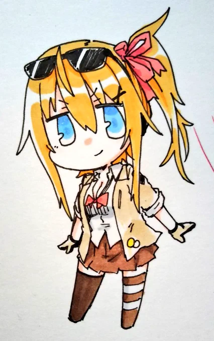 コピックの練習にカリーナ描いてた 