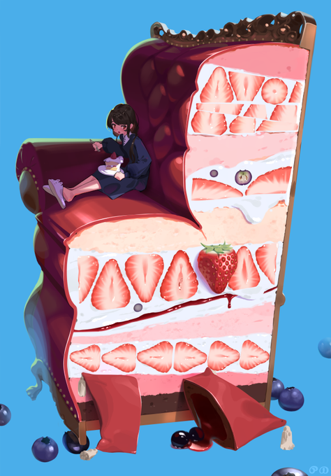 「cake slice」 illustration images(Popular｜RT&Fav:50)｜5pages