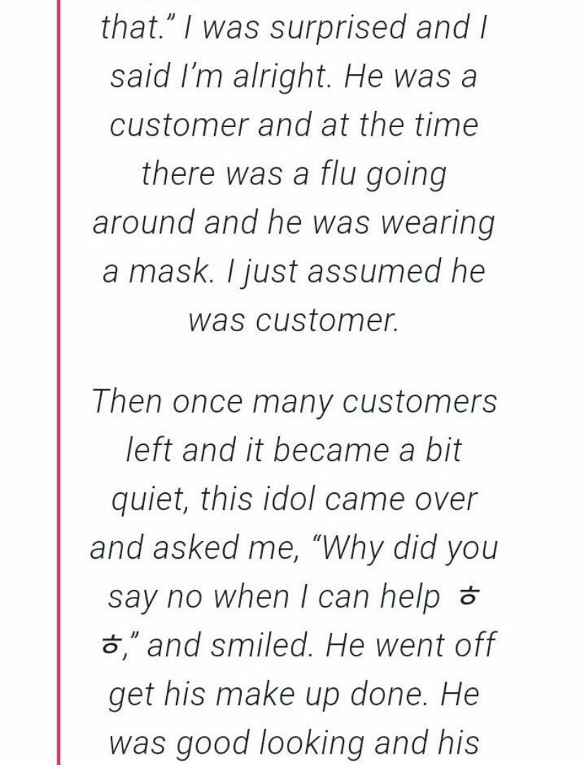 he’s an angel, please take ur time to read this