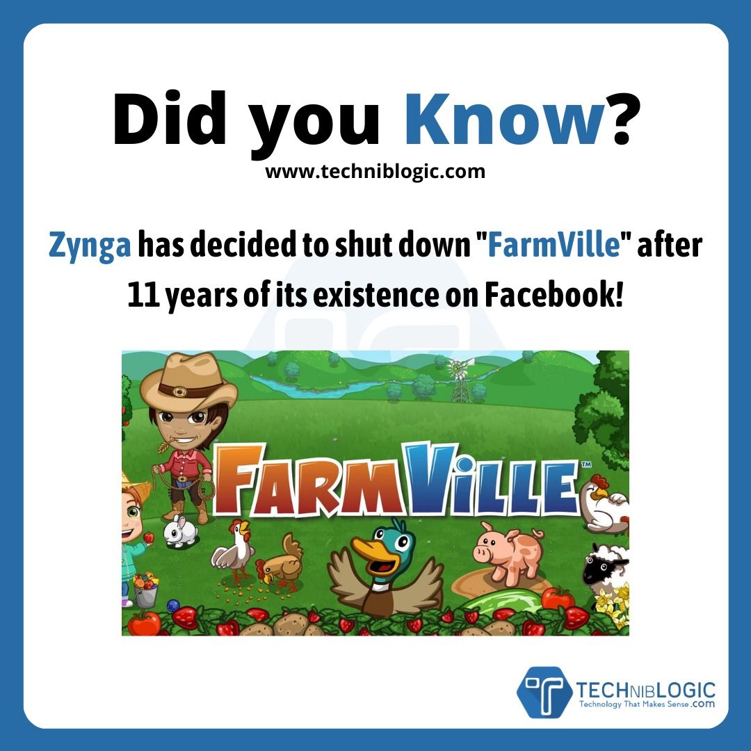 FarmVille, One of the Original Facebook Hit Games, Set to Shut Down at the  End of 2020