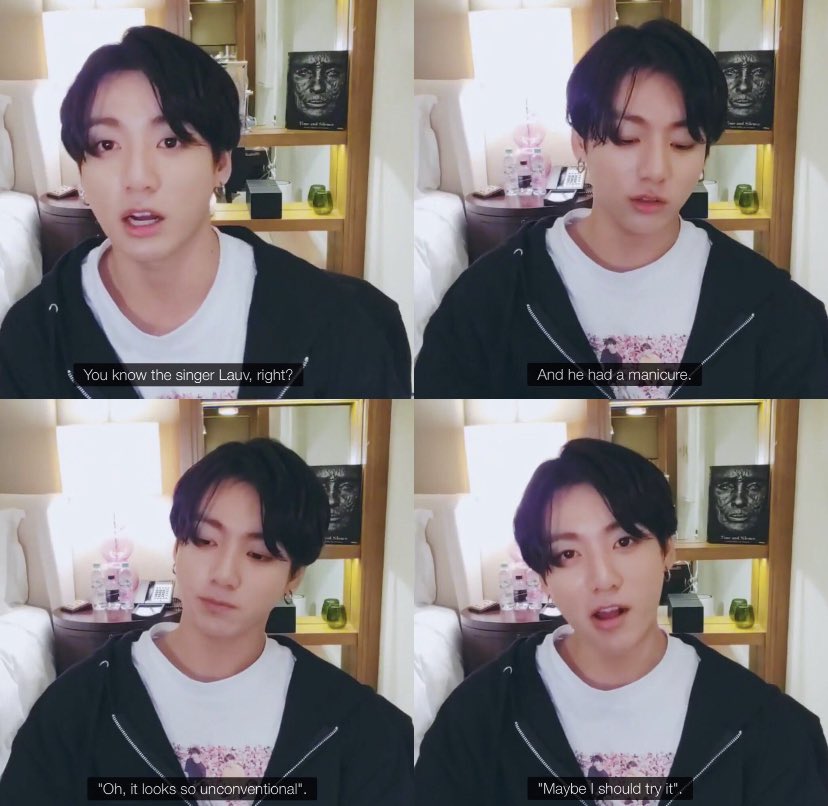 "great style is : wearing anything you like, regardless of gender" "i don't like prejudice" he said no toxic masculinity in this household 