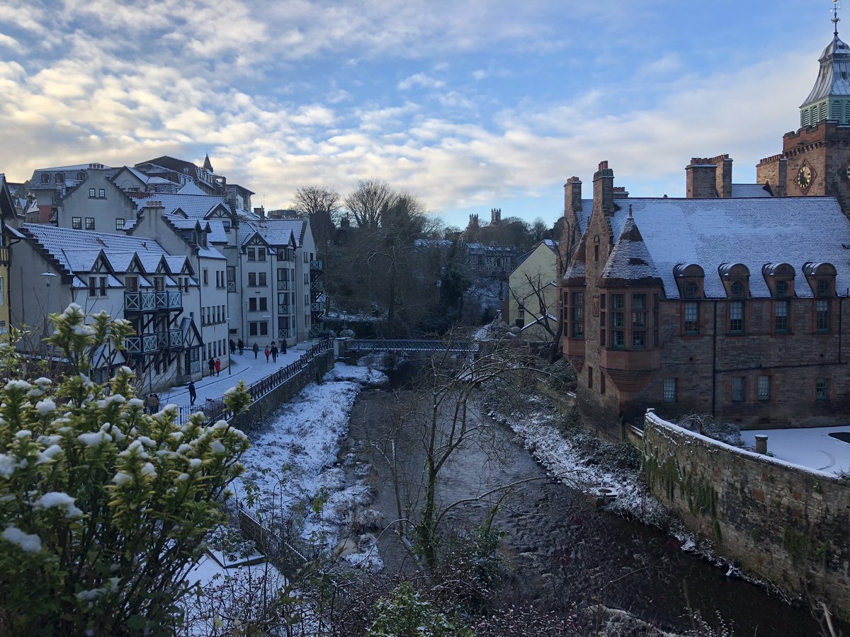 Lovely walk today with <a href="/Lisa_Lamont_/">Lisa Lamont</a>  Picture postcard view of Dean village #Edinburgh
