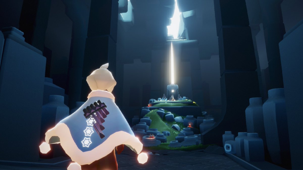 雨椋 孤島神殿瞑想後 光は草原入口に現れる 光そのものも高い場所から目視できる 草原に入ると特別なメッセージが出てくる 他では あなたの 光が と表現される光がここでのみ あなたの 内なる光が と詳しく表現されている Sky星を紡ぐ