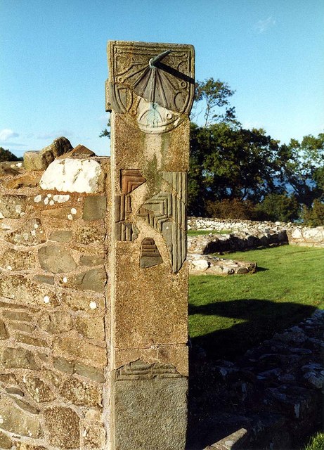 Round 1, Bracket M!Strata Florida vs Nendrum MonasteryNendrum has one of the few surviving medieval sundials, and when it was re-discovered we were able to calculate the height of the walls based on the angle of the sundial.