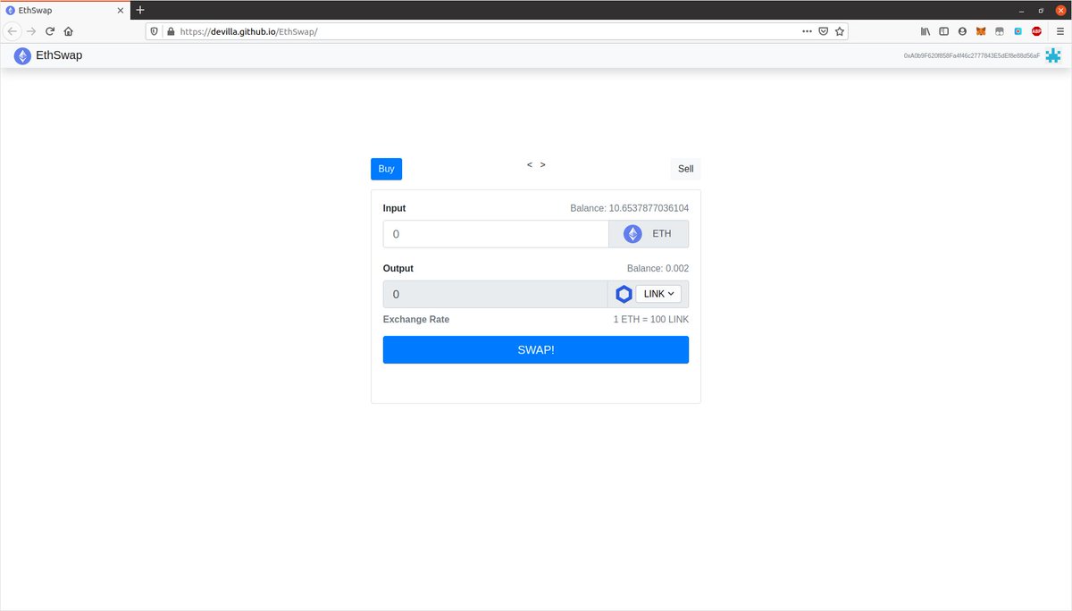 de_villa7's tweet photo. Checkout my weekend DeFi open source project. https://t.co/fIZciOvOxX
#blockchain #Ethereum #DeFi #ethswap https://t.co/hEqtk99wHh