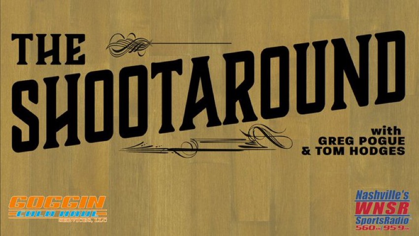 CoachTomHodges's tweet photo. Tune In to #TheShootaround @ShootaroundR now to listen to all things hoops - local and national!  @ThePoguester and I are the #SlowestFastBreakInRadio
Join us on @NashSportsRadio / https://t.co/ROFrkFczNO 
560am &amp; 95.9FM

#Basketball #Hoops #2ManWeave #StartingFive https://t.co/nUvpguqWw5