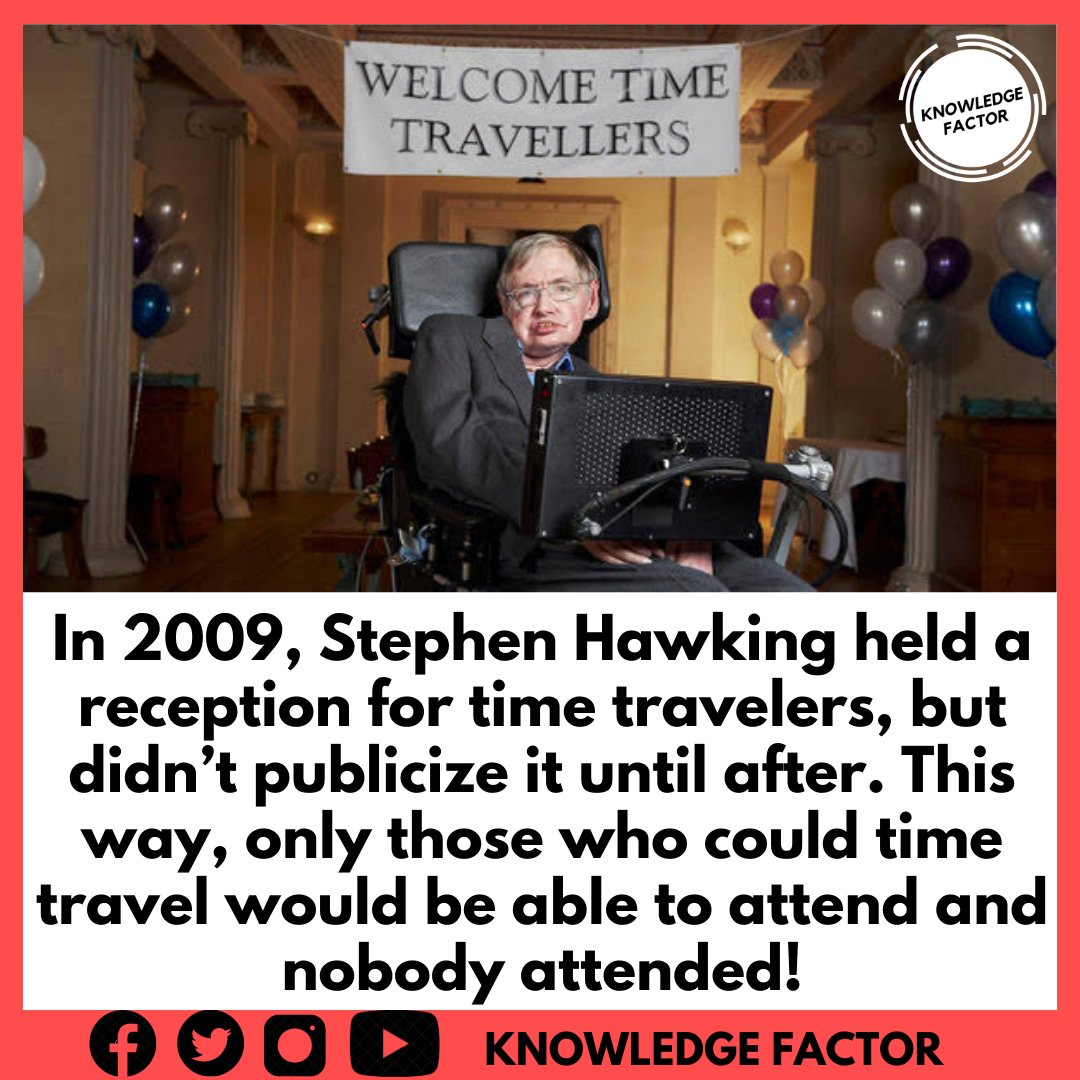 KnowledgeFact19's tweet photo. Instagram: https://t.co/hzT7J3R4jo
Facebook: https://t.co/Eq82ieT06l

#StephenKing #scientists #scientist #Time #TIMETRAVEL #timelapse #past #future #futureofwork #party #InviteAndEarn #KnowledgeIsPower #fact #Facts https://t.co/0OwGSm007F