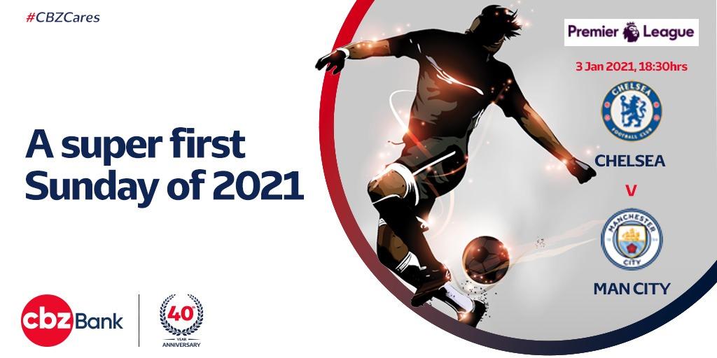 CBZHoldings's tweet photo. The year starts on an incredible note, the EPL present a clash as Chelsea host Manchester City on 3 Jan 2021 at 18:30hrs. We are excited to fuel the fun with airtime for 3 winners who correctly predict the full time score, like this post and share it.
#WhyQToPay
#PartnersInSport https://t.co/7CUBSsHEjq