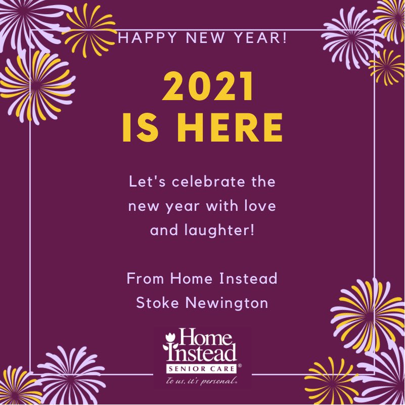 Happy New Year from everyone at Home Instead Stoke Newington! We hope you had a fun time last night, and hope that 2021 brings you lots of joy, happiness and fond memories💜

#stokenewington #hackney #islington #wanstead #london #homecare #residentialhome #seniorcare #carers