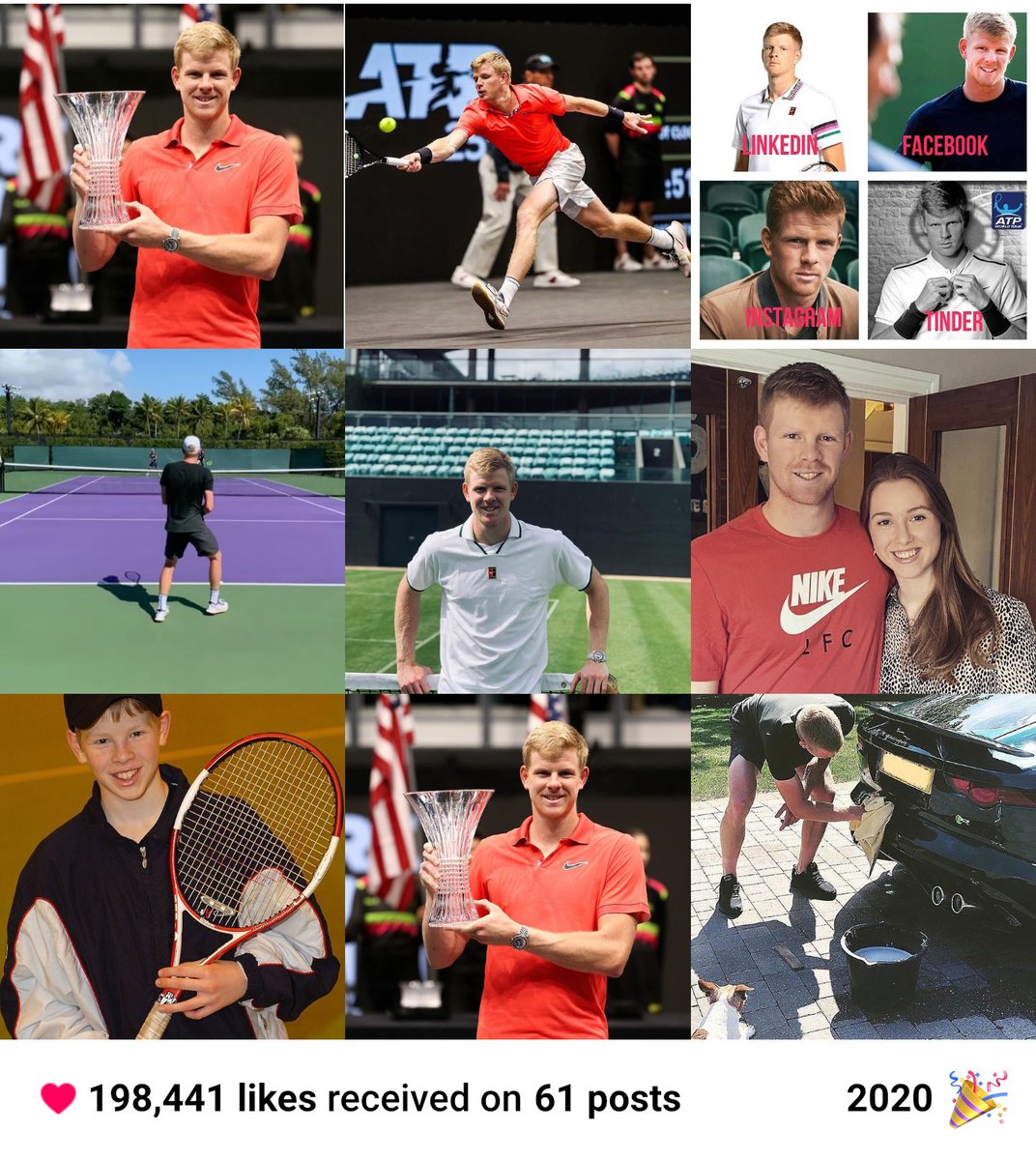 Top 9 of 2020! Happy New Year to you all 🎉 Thanks for all the support last year and looking forward to seeing what this year will bring 🎾