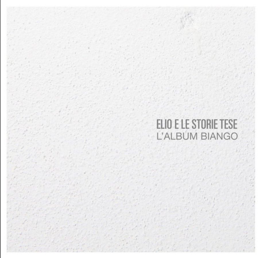 With music, they do shit like this!How can you work on an album for years, and then decide that its only graphical representation is a barely visible texture of white stucco??It's amazing.