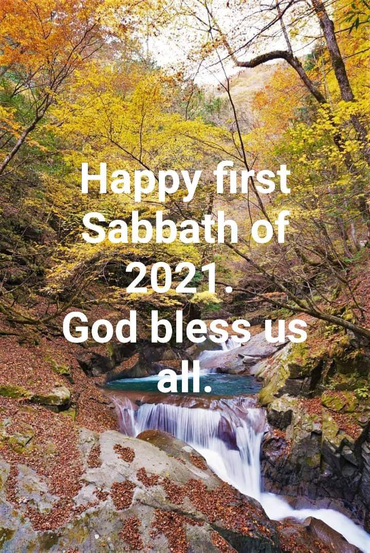 Happy new year and happy Sabbath! #bdnmb #SomeGoodNews #BlessedAndGrateful
