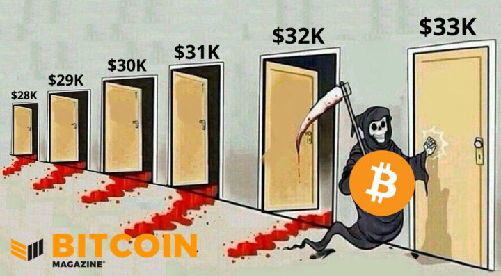 BitcoinMagazine's tweet image. $33k is the next victim.