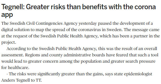 AttitudeSweden: Important to diminish worry. It's in the strategy. Because of it, school cases aren't reported, reducing transmission can't be discussed & there's no tracing app.Finland: Important to be prepared. Normal Finnish communication would be "alarmist" in Sweden.