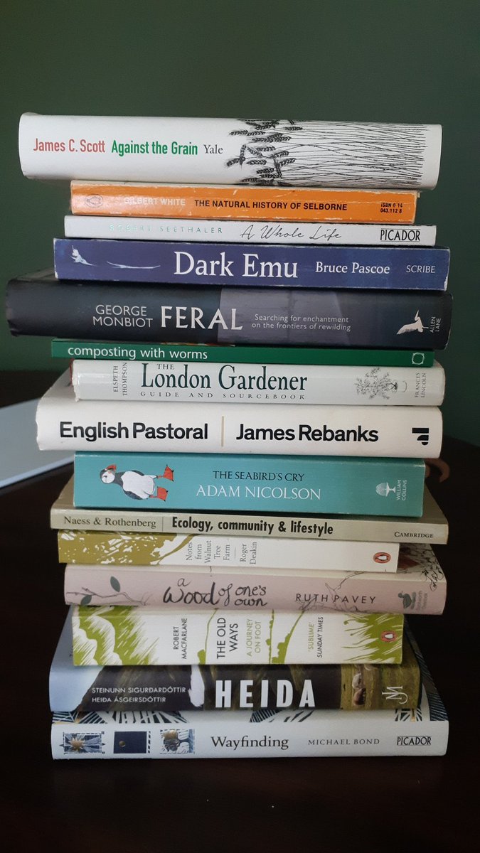 Okay so we have a LOT of books to share and thank you to everyone. Here they are all in one place! If any take your fancy some booksellers to give a  to this month are  @SReadBooks in Cumbria and online independent  @foxlanebooks in Yorkshire  #fieldworkbookclub 1/3