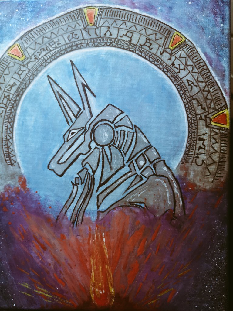 I'm done! My first Stargate Artwork🤔 actually not that bad