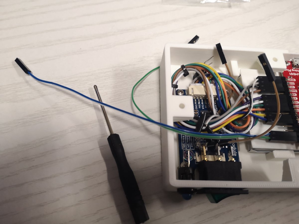 Inserting the + LEDs, and prepping the cables from the board to be connected to the LEDs