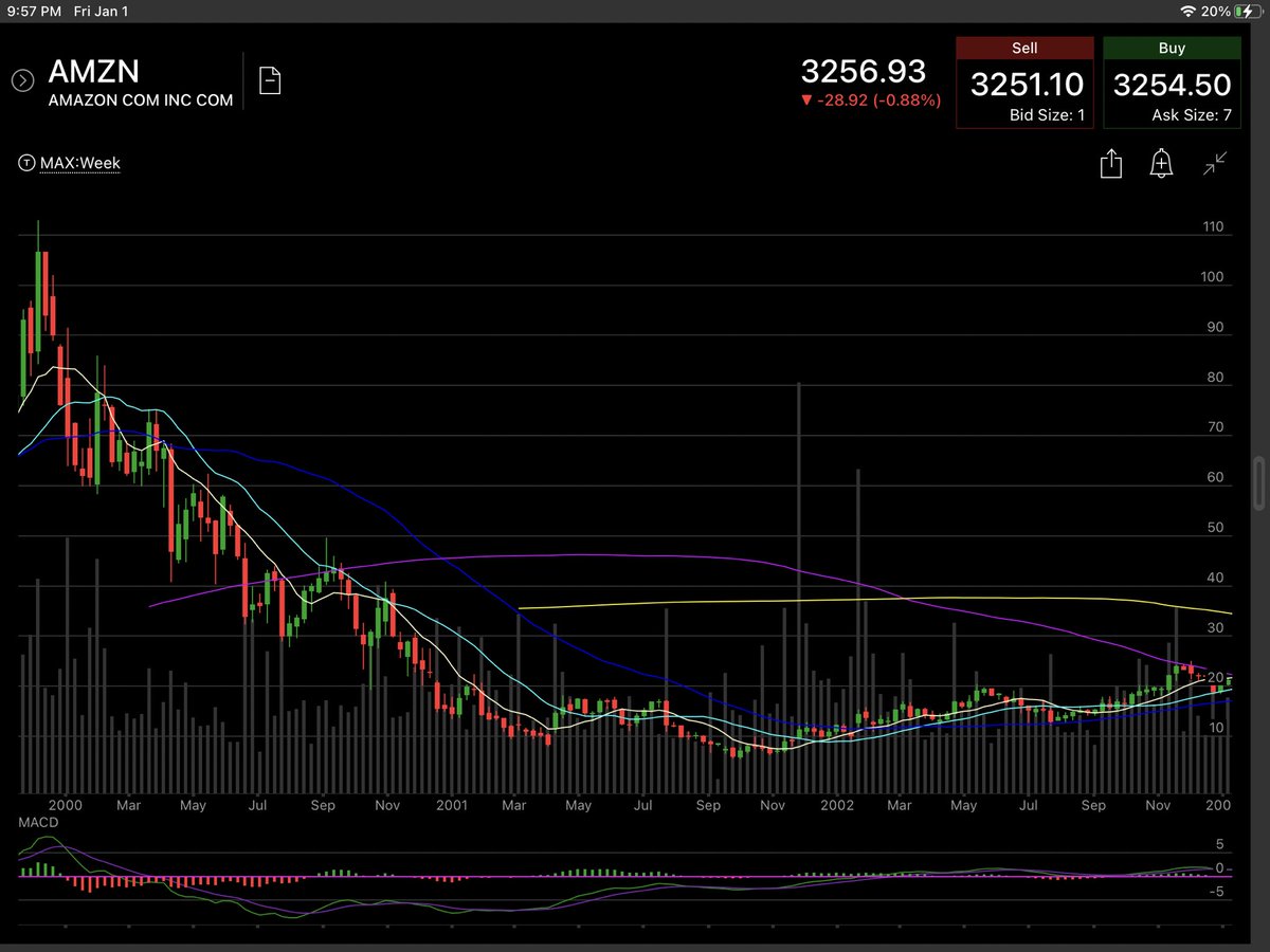 IMO, almost impossible for an individual investor to anticipate EARLY ON the world-conquering progress Bezos accomplished.And very possible what Bezos accomplished is not repeatable.Also, most wouldn’t be able to hold through the 2001-03 dot com bust and  $AMZN 90% crash