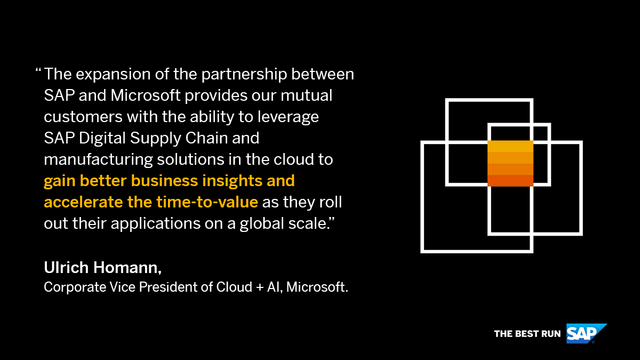Discover how SAP and <a href="/Microsoft/">Microsoft</a>'s partnership will help organizations improve compatibility and interoperability for customers. news.sap.com/2020/12/sap-an… #Industry40 <a href="/SAPNews/">SAP News</a> bit.ly/3rJJqXg