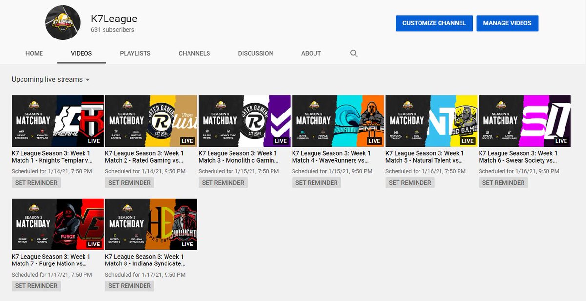 Setup your reminders NOW! 🔥⚔️