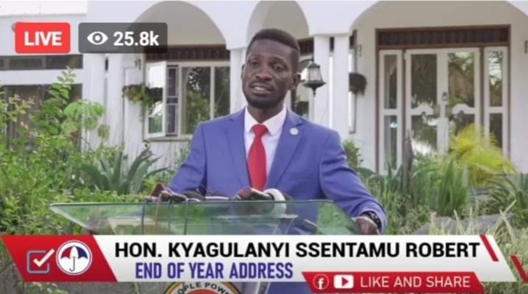 This left me emotional...'To Gen. M7. We might be boda boda riders, farmers, chapati sellers, or taxi drivers, but we're all Ugandans. Stop treating us like second class citizens. We want to happily live in our country the way your children do.' @HEBobiwine 
#FreeBobiCampaignTeam