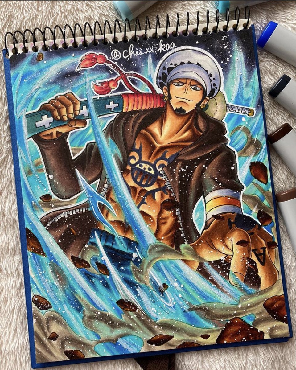 Chii Xx Kaa ちか 過去絵 ワンピース 尾田栄一郎 トラファルガーロー ロー トラ男 コピック イラスト 模写 Chii Xx Kaa ちか 過去絵 ワンピース 尾田栄一郎 トラファルガーロー ロー トラ男 コピック イラスト 模写