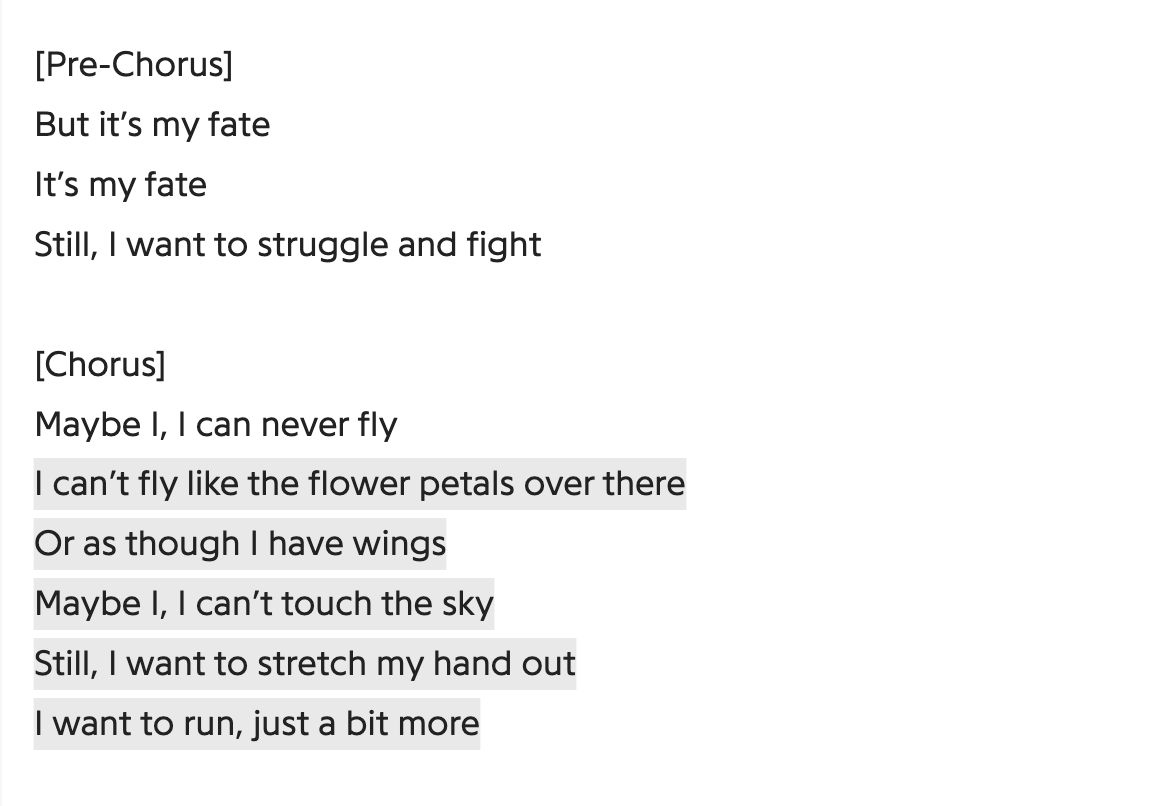 his linguistic intelligence also shines through in his lyrics.the messages he's able to convey are always complex but expressed artistically.