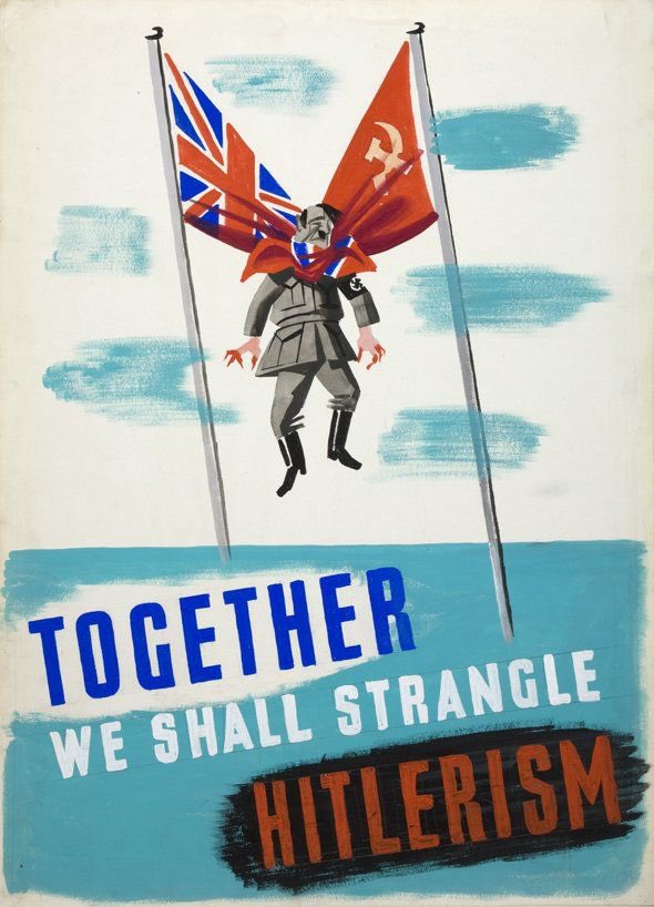 Amazing the efforts required to convince people the Russians were our allies during WWII and then the efforts to reverse that thinking right after the war. 