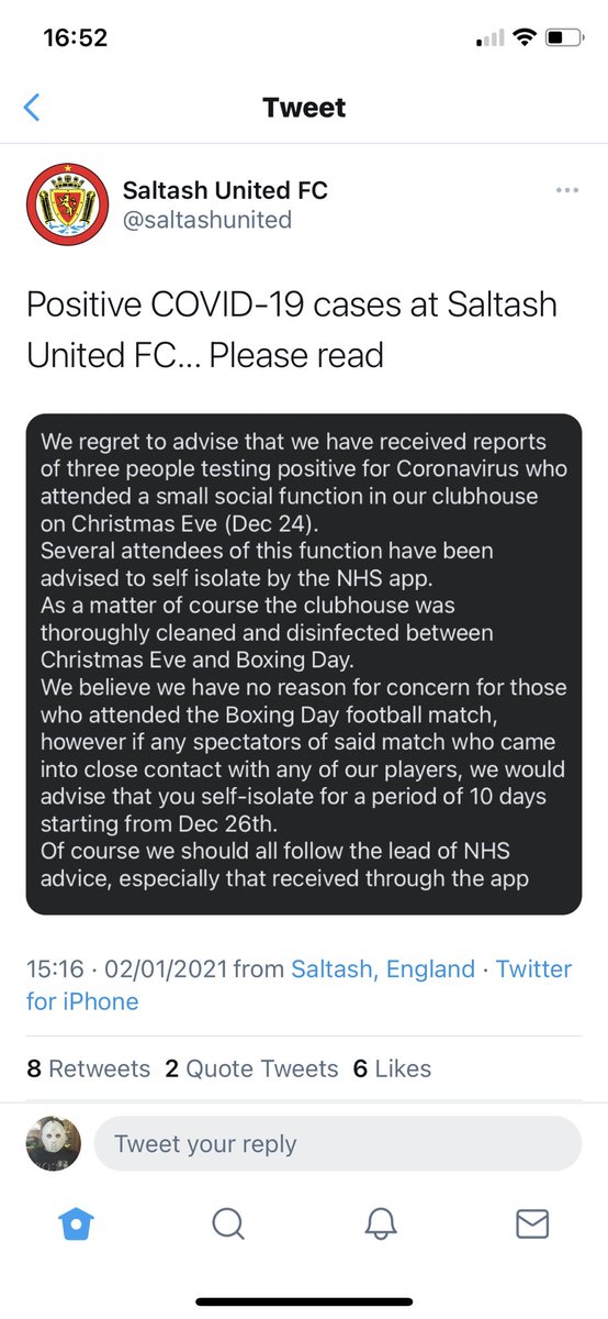ShawnVincente's tweet photo. @saltashunited no good deleting your tweet... you can’t hide away from this.. throw the book at them. https://t.co/FUTH2RxvFW