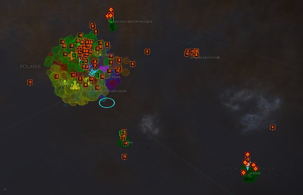 NicouLenny's tweet photo. The bubble is quite big now in #EliteDangerous, compared to what it used to be. Pleiades are sucked dry, California and its secret fongus &amp; pirates, Witch Head and its science complexes, Coalsack and its numerous ammonia planets, some of Synuefe/NGC with the Guardians as well... https://t.co/kOAxCazx7y