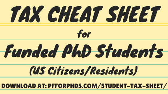 #Gradstudent taxes are seriously confusing so I wrote a "cheat sheet" on all the elements you need to consider when starting to prepare your return. Do NOT assume they're as simple as employees' taxes!

 pfforphds.com/student-tax-sh…

#AcademicChatter #PhDLife #gradschool #PhD