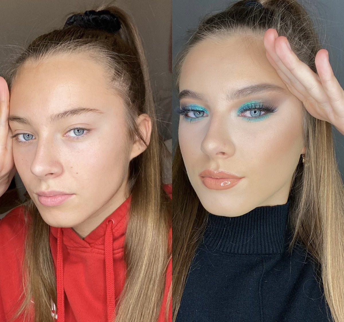 The first #glamformation of 2021🙌🏻❄️ 

#makeup #mua #transformation