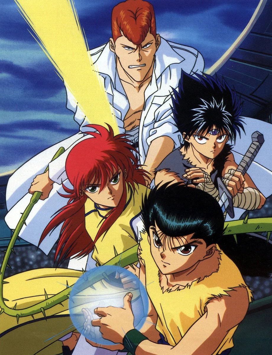8. Yuu Yuu Hakusho10/10Yusuke is a BADASS Protag, Genkai one of the best Mentors, Dark Tournament one of my favourite Arcs, love the premise, everyone is brimming with personality, Kuwabara being his good old goofy self we love, Kurama being a cool character with a past p1