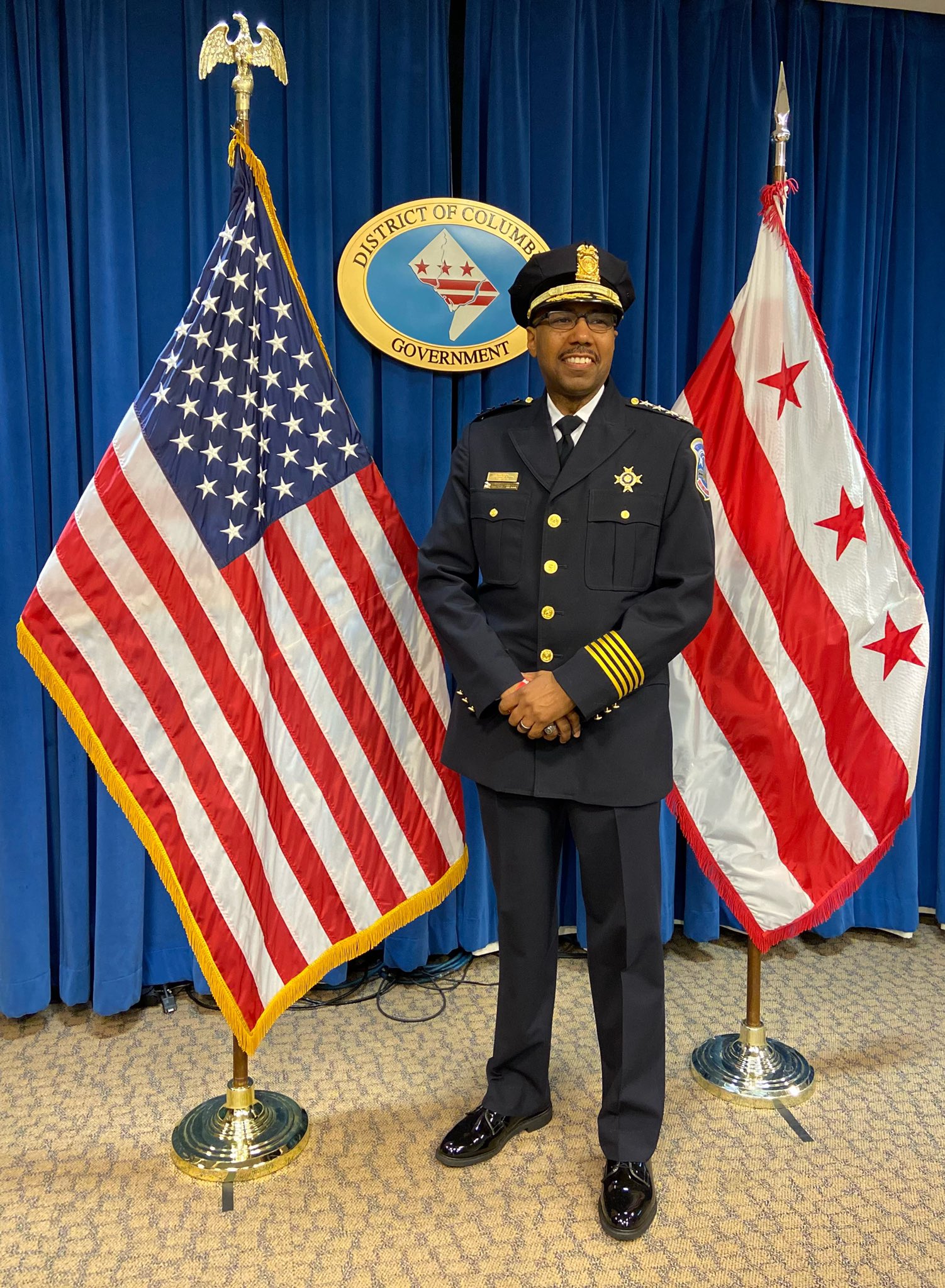 DC Police Department on Twitter: "Today, Robert J. Contee III was sworn in by @MayorBowser as Acting Chief of Police of the Metropolitan Police Department. The men and woman of MPD look